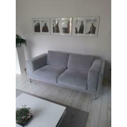 2 stuks ikea Nockeby 2 zits banken tallmyra wit/zwart