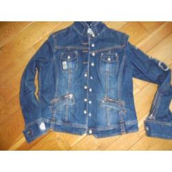 nieuwstaat SCARVA JEANS COMPANY spijkerjasje zeer mooi mt 40