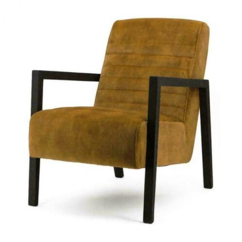 Fauteuil in zachte stof of in Lederlook , variatie in kleur