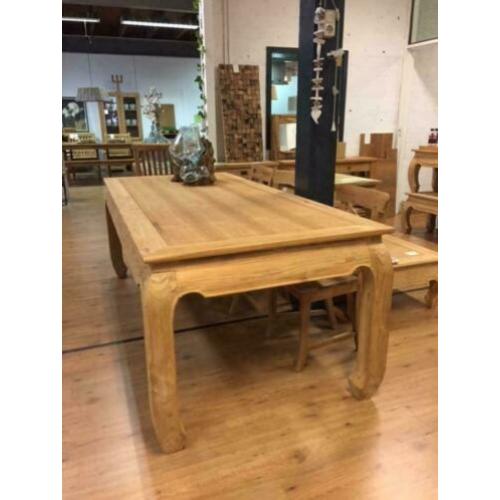 Opium Eettafel TEAK v.a. 120 > 240cm (ook variatie kleur) oa