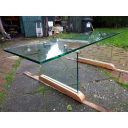 Glazen salontafel