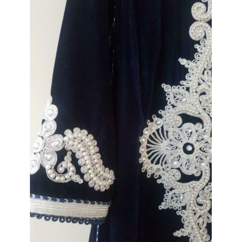 Prachtige Kaftan van Mobra/Velours stof