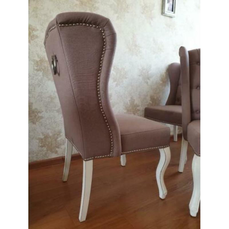 4 Wingchairs Taupe