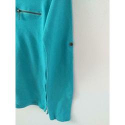 Leuke t'shirt mintgroen mt lange mouwen mt 36/38