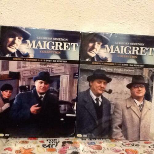 Maigret serie 1 en 2 met ieder 3 DVD's , nieuw