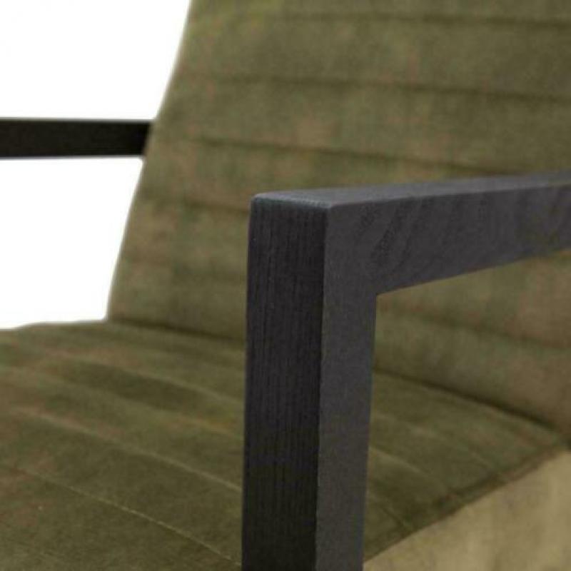 Fauteuil in zachte stof of in Lederlook , variatie in kleur
