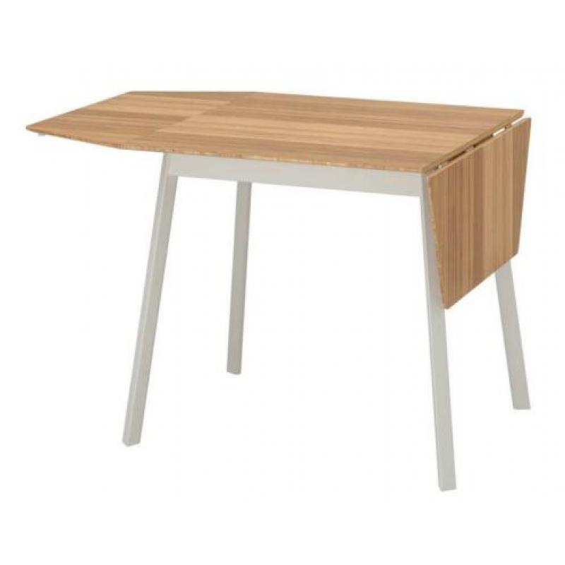 Drop-leaf bamboo table, IKEA PS 2012