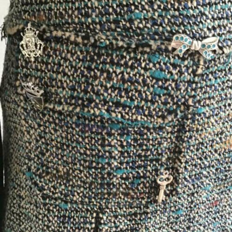 Essentiel Antwerp ZGAN Mini Tweed Rok Maat XS-gratis zending