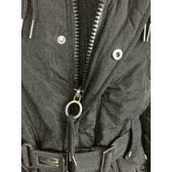 C762 AIRFORCE: maat XS=34 winterjas zwart jas parka zwart
