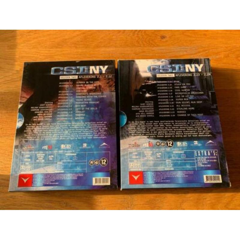 Dvd's CSI NY 9New York) - Seizoen 1, 2, 3 deel 2, 4 en 5