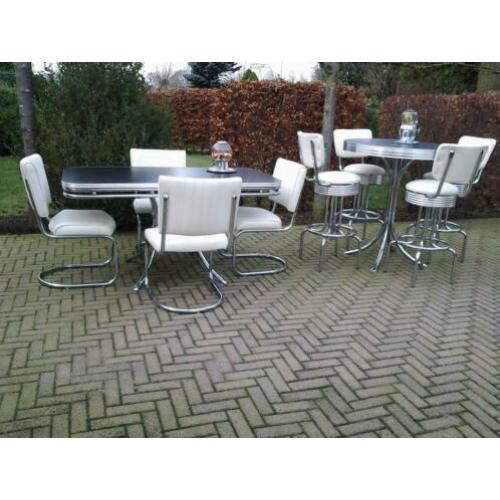 Bel Air barkrukken bar tafel diner stoelen sixties fifties