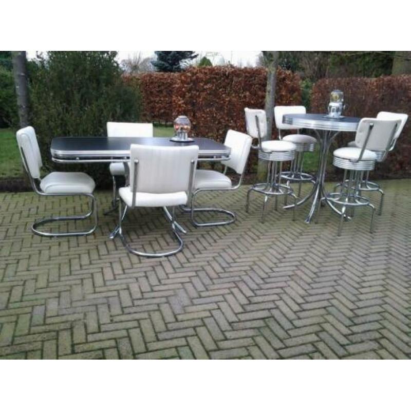 Bel Air barkrukken bar tafel diner stoelen sixties fifties