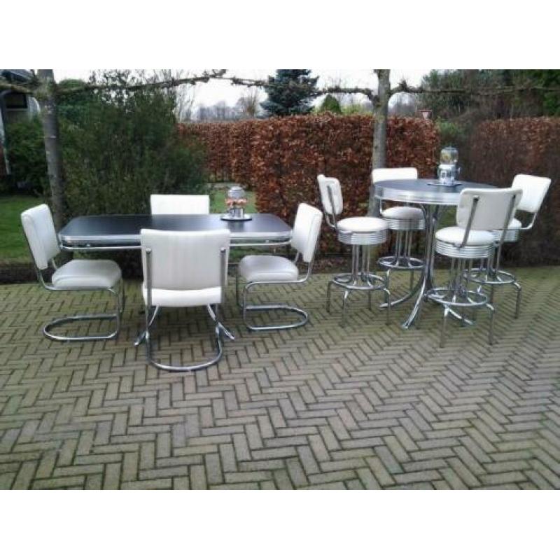 Bel Air barkrukken bar tafel diner stoelen sixties fifties