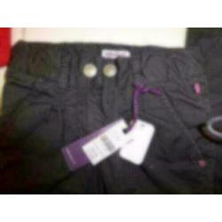 Babyface nieuwe grijs lief broekje roze studs mt 68 nr 21156