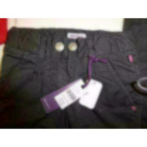 Babyface nieuwe grijs lief broekje roze studs mt 68 nr 21156