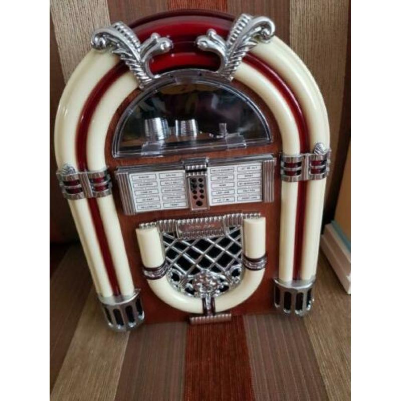 Jukebox radio met licht en geluid