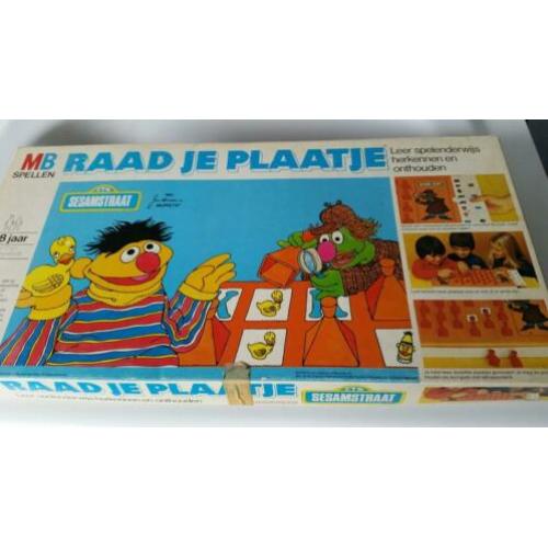 SESAMSTRAAT raad je plaatje Mens erger je niet.
