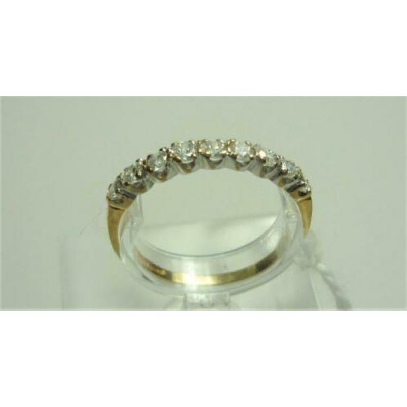 Ring goud met edelstenen / Z6289