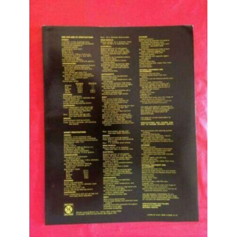 1975 MG Brochure USA