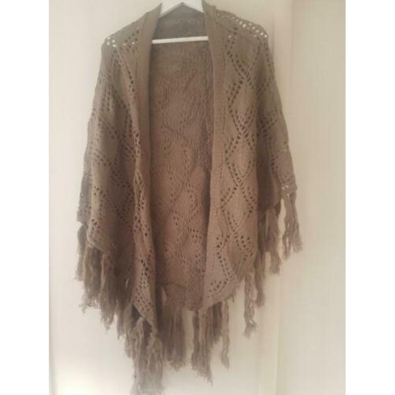 Omslag sjaal Taupe