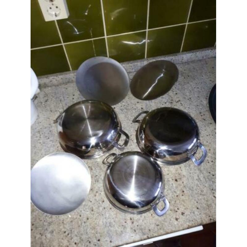 Retro 3 Gero Zilmeta Dekschalen Verzilverde Schalen Deksel
