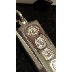 Zilveren hanger 1977 queens jubilee. 925 zilver