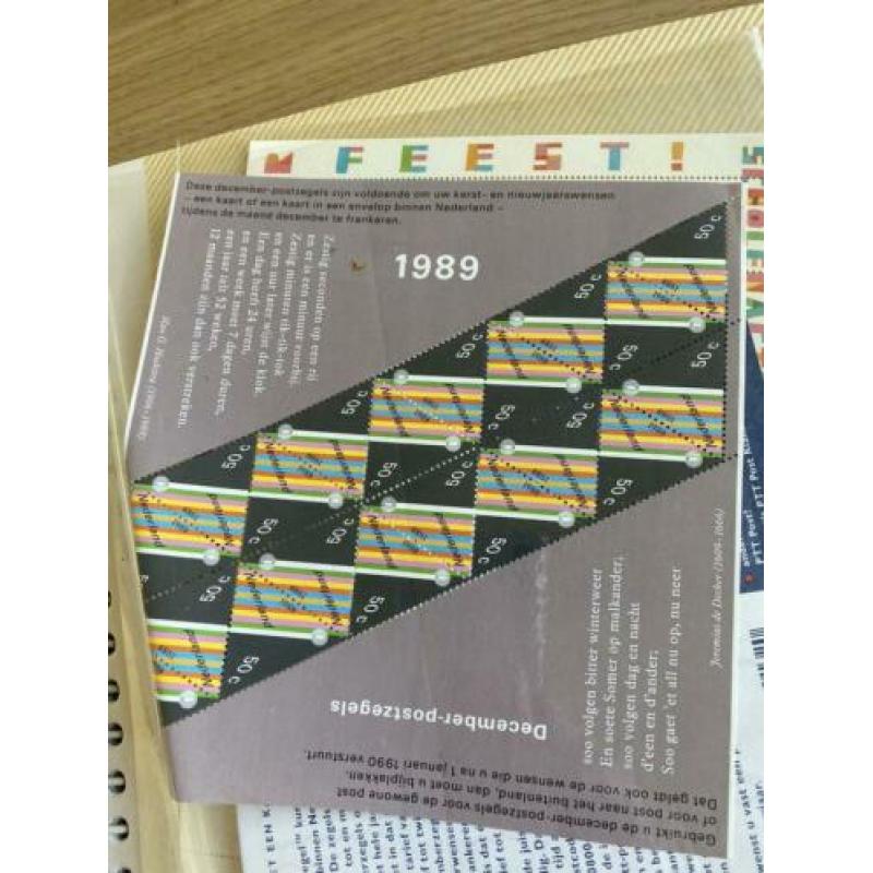 Postzegels kinderpostzegels jaren 70, 80 en 90