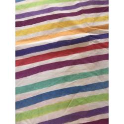 NIEUW! Dekbedovertrek rainbow 1 persoons