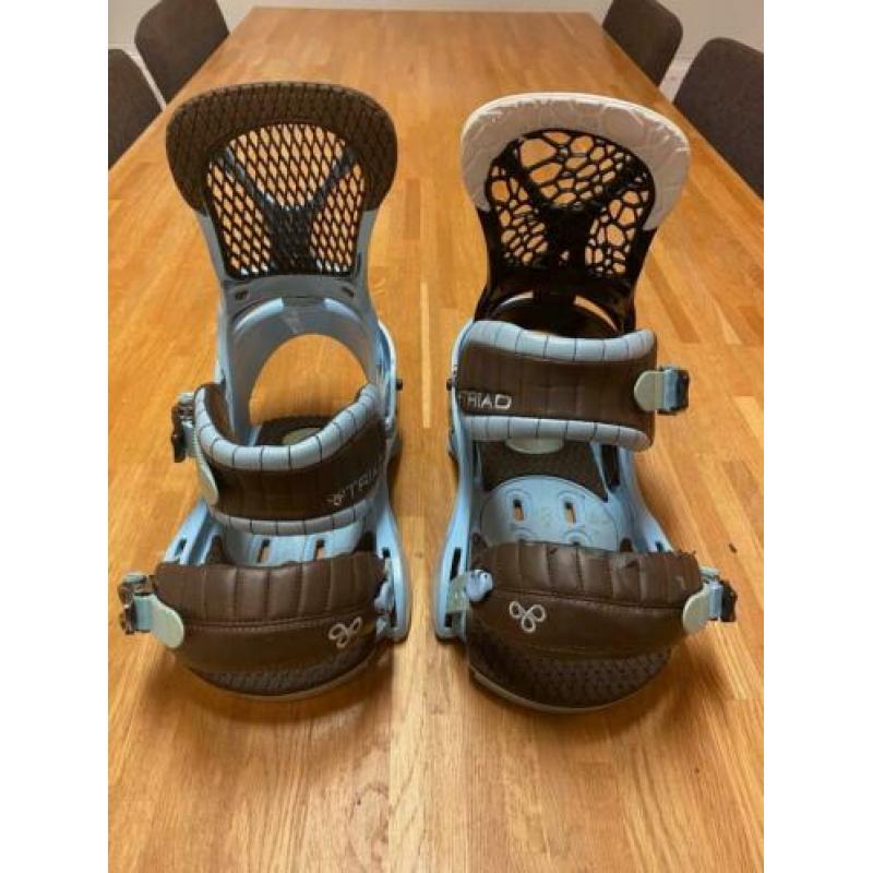 Burton Triad Re:Flex snowboard bindingen maat L