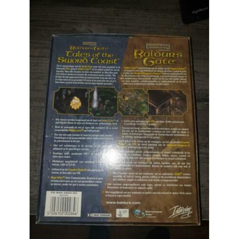 Baldurs gate + expansion big box complete