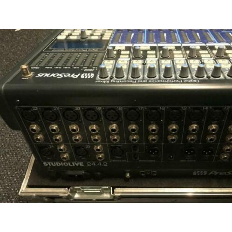 PRESONUS Studiolive 24.4.2 nieuwstaat met flightcase