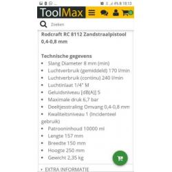 Zandstraalset