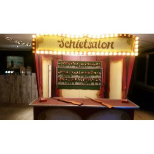 Te huur schiettent, Draaimolen, Snackwagen, attracties
