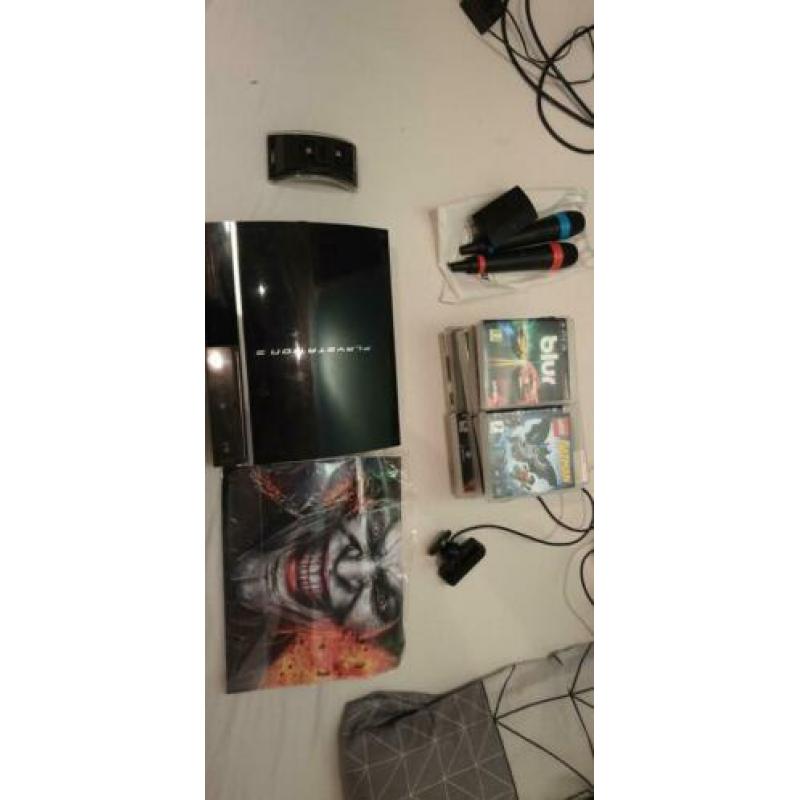 PlayStation 3 met 18 spellen en veel assecoires