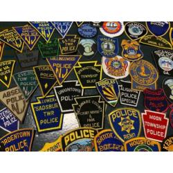 Amerikaanse Politie Badges collectie - retro