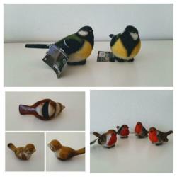 Roodborstjes/paddestoeltjes/meer vogeltjes/kabouter.en meer