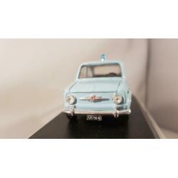 Fiat 850 Croce Bianca Milano Tel Model 1:43