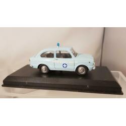 Fiat 850 Croce Bianca Milano Tel Model 1:43