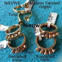Prachtige NIEUWE Melano Twisted Ringen enTwisted Armband