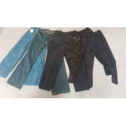 Partij vintage dames broeken en shorts