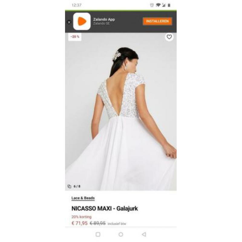 Te koop: NICASSO MAXI - Galajurk van Lace & Beads.