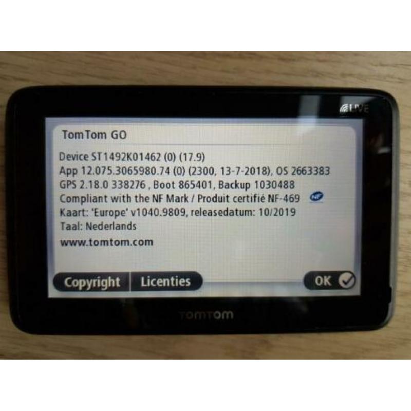 Tomtom 1005 met lifetime updates