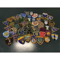 Amerikaanse Politie Badges collectie - retro