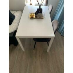 MOET WEG Melltorp Ikea eettafel wit 125x75