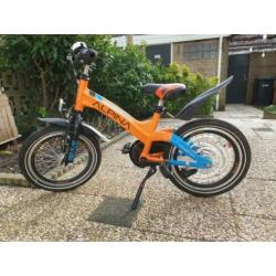 Stoere Alpina Brave kinderfiets 16" Orange 4+