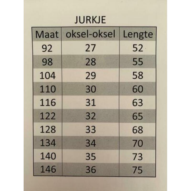 Jurkje bloemenmeisje/lotusbloem (ook met lange mouw) mt 122