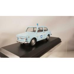 Fiat 850 Croce Bianca Milano Tel Model 1:43