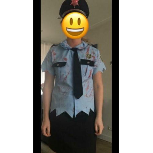 Zombie politie setje maat M