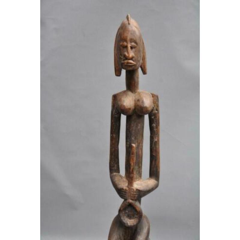Groot rank ouder klassiek beeld vh DOGON volk, Mali,ca. 1970