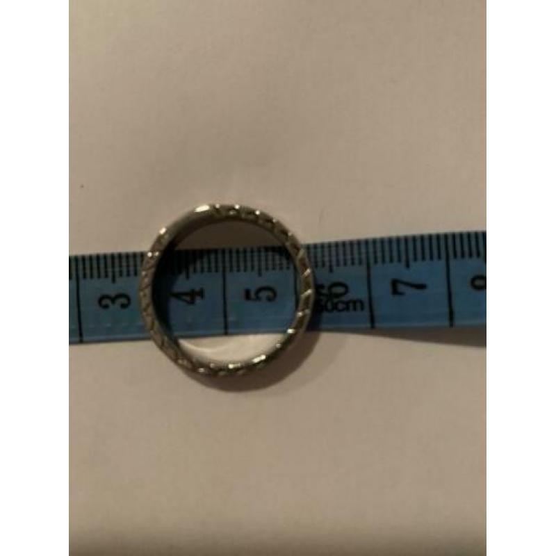 Buddha to buddha look ring zilver kleur maat 20